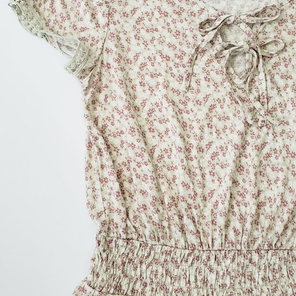 AMERICAN RAG Tie Neck Top - Picture 4 of 7